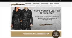 Desktop Screenshot of leatherattractions.com