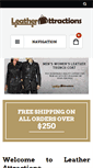 Mobile Screenshot of leatherattractions.com